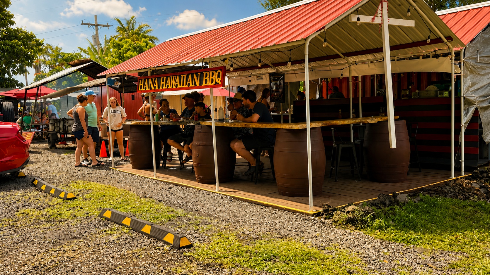 Hana Hawaiian BBQ Cross View